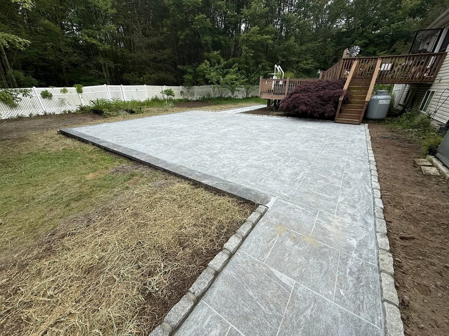 Paver Installation Example