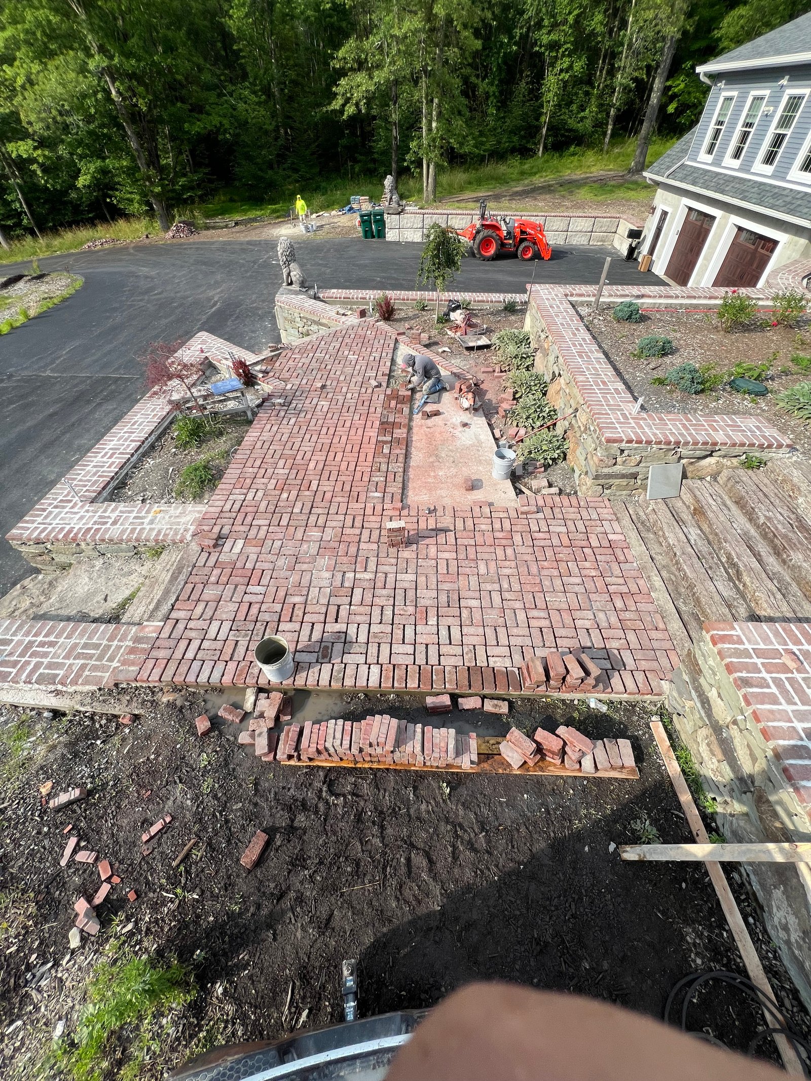 Custom Patio Installation in Orange County, NY project by Atlixco General Construction in Orange County, NY