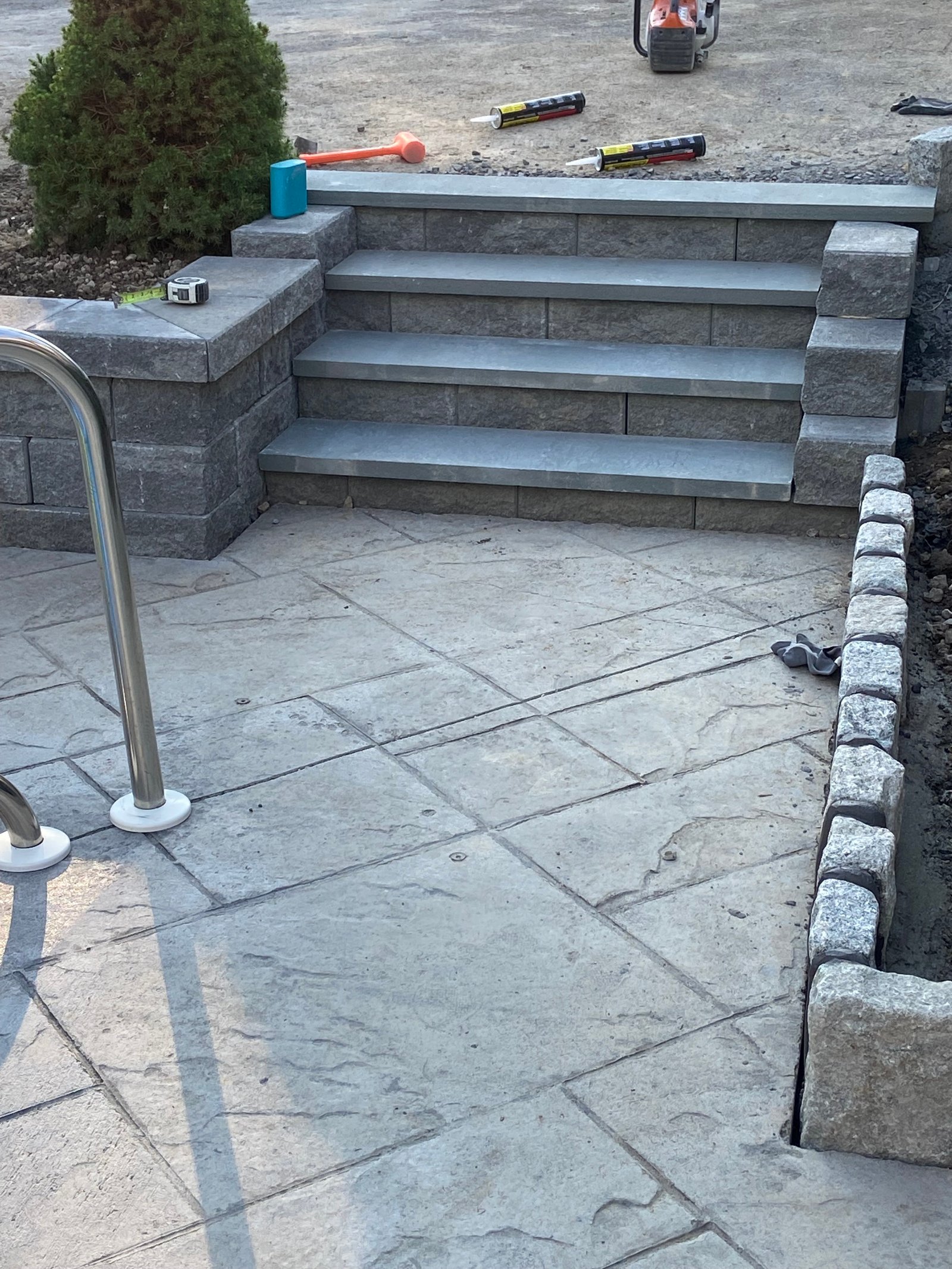 Paver Installation Example